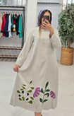 کفتان لینن تکه دوزی