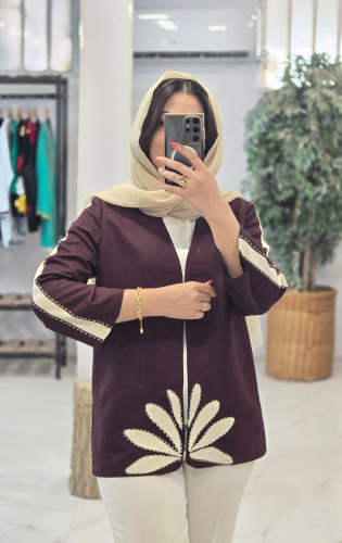 کت کرپ تکه دوزی