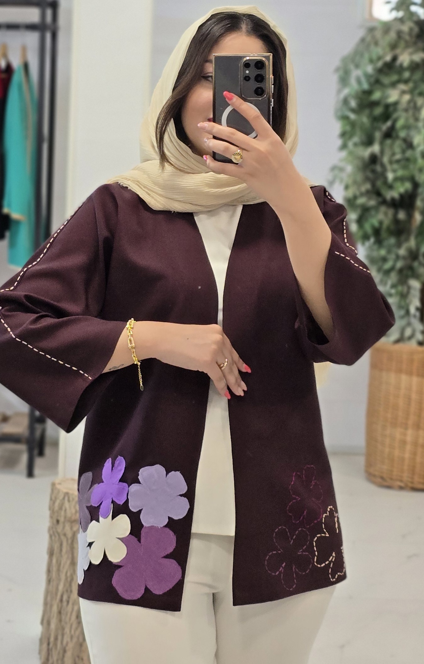 کت کرپ چهار فصل تکه دوزی